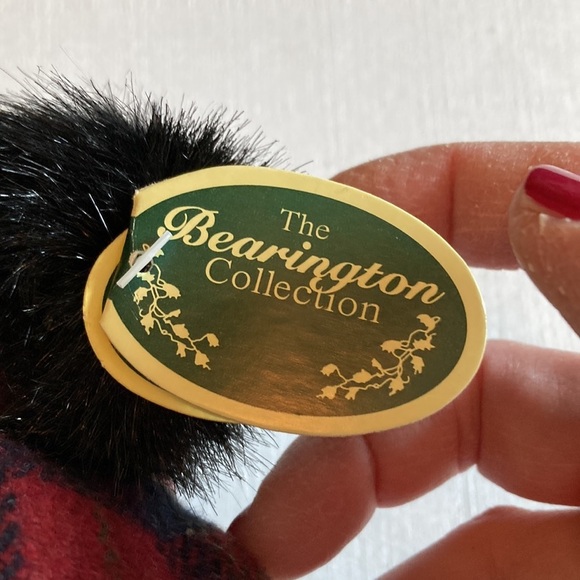 14” Plush “Fraser Fir” Black Bear #1574 Retired 2006 Bearington Christmas Tags - Picture 9 of 12